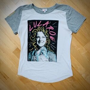 LuLaRoe XS Graphic T-Shirt - Retro 80s Style